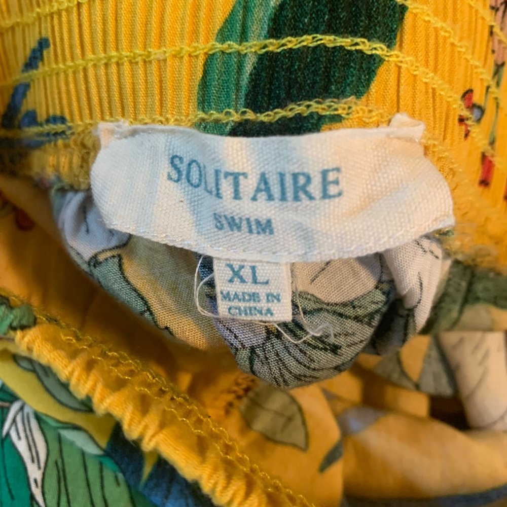 Colorful Solitaire Maxi Skirt with Lace Detail - Picture 3 of 6